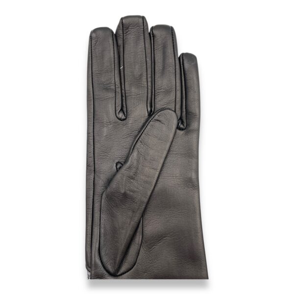 Leather and Lace 7.5 Black Gloves in Lambskin - Image 4