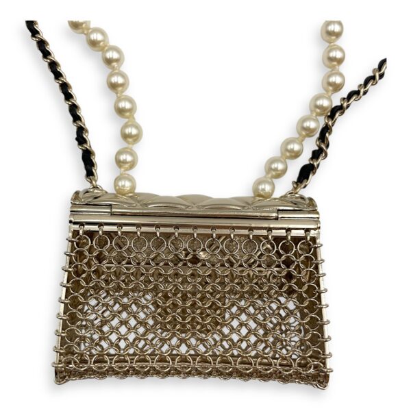 21S Micro Bag & Pearl Long Necklace in Multi-colour - Image 5