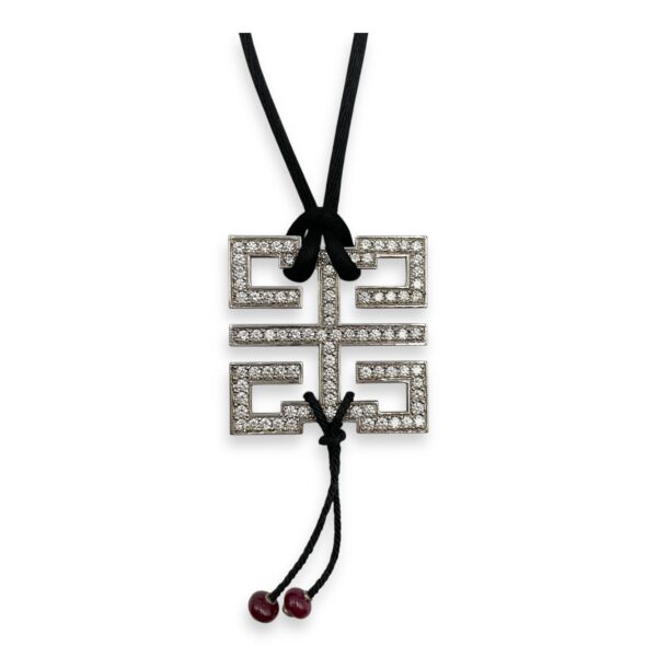 Le Baiser du Dragon Pendant in White Gold Hardware - Image 4