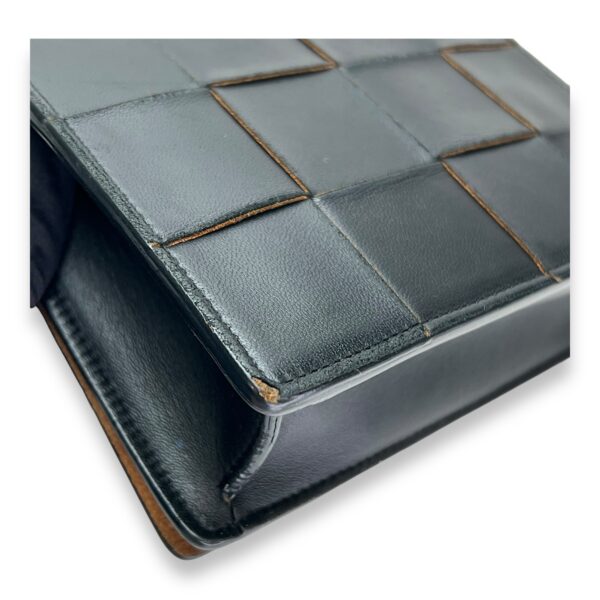Cassette Crossbody Bag Black in Lambskin - Image 9