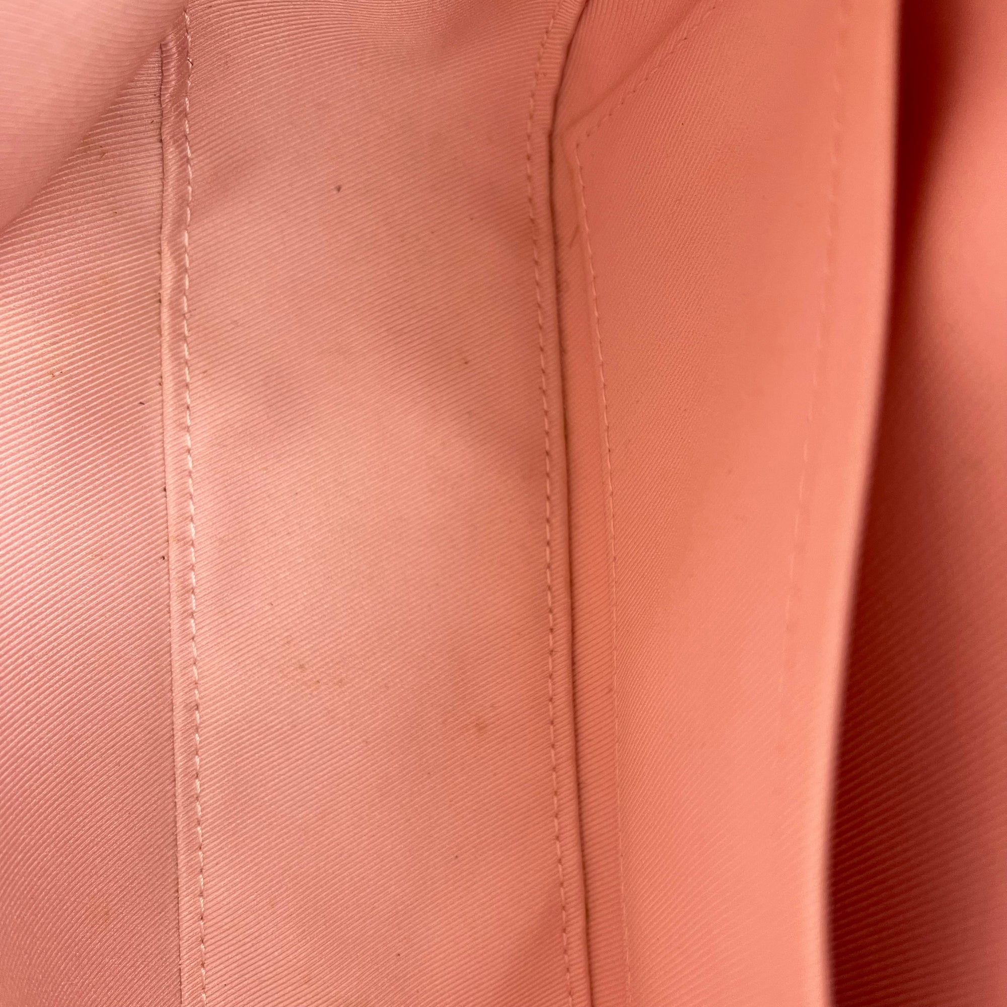 Saintonge Crossbody Bag Azur in Coated Canvas, Gold hardware - Image 13