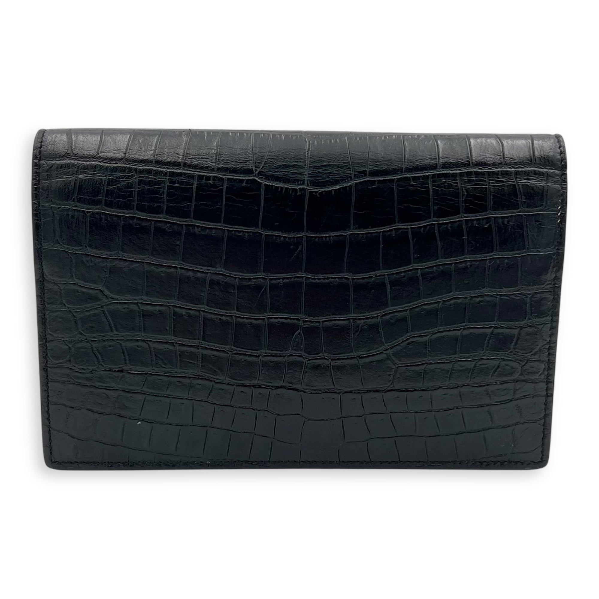 Kate Tassel Black Crossbody Bag in Calfskin, Silver hardware - Image 3