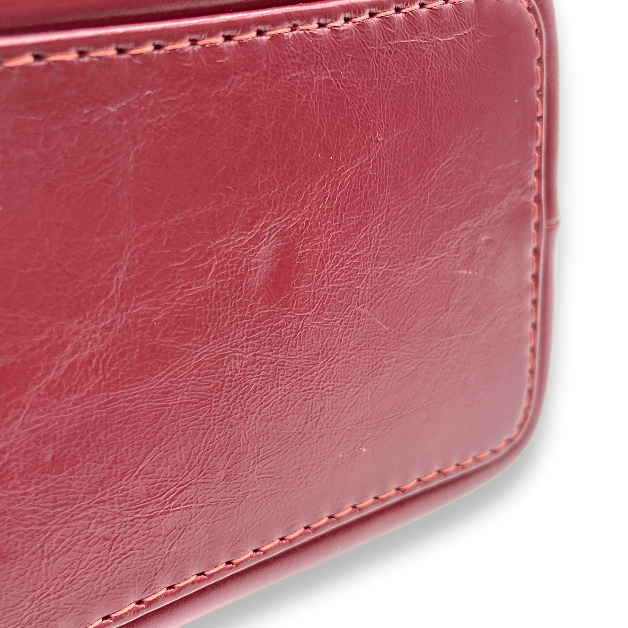 Gabrielle Raspberry Backpack in Calfskin, Gold/Ruthenium/Silver hardware - Image 10