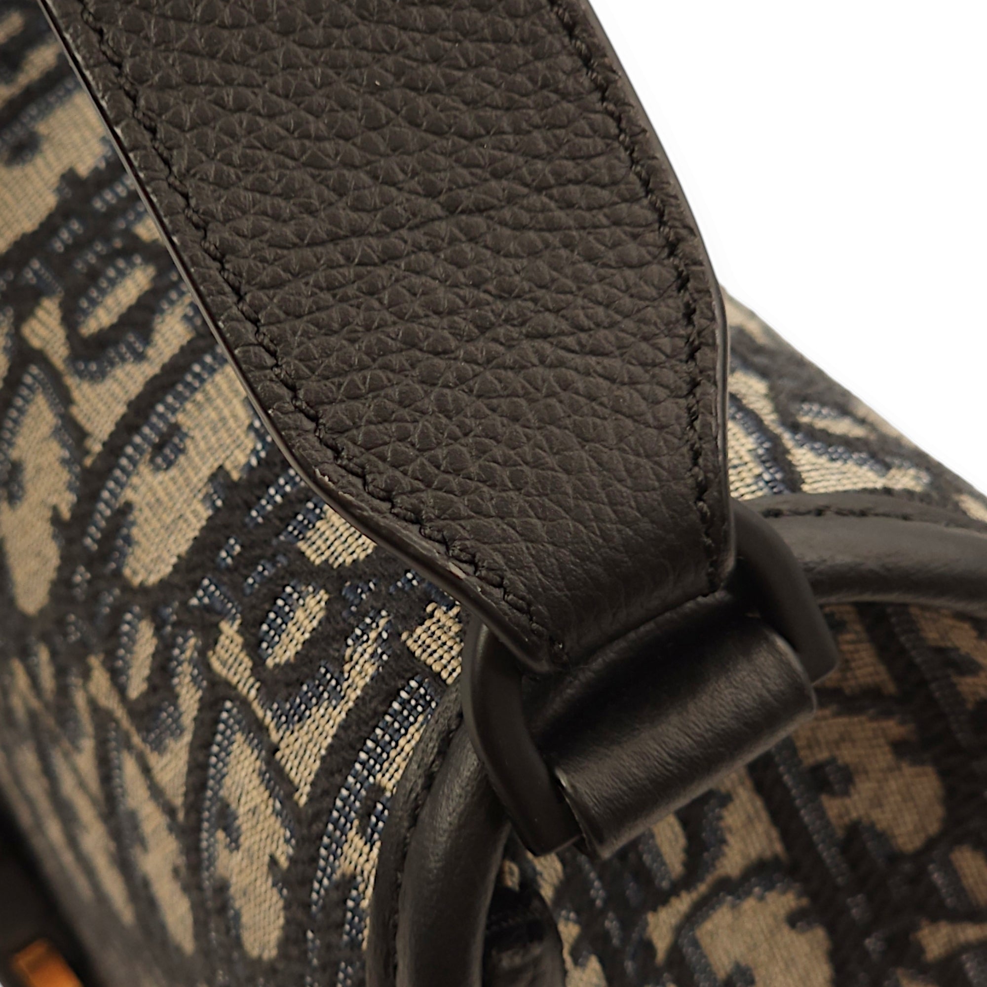 Gallop Multi-colour Crossbody Bag in Jacquard/Calfskin, Mixed hardware - Image 10