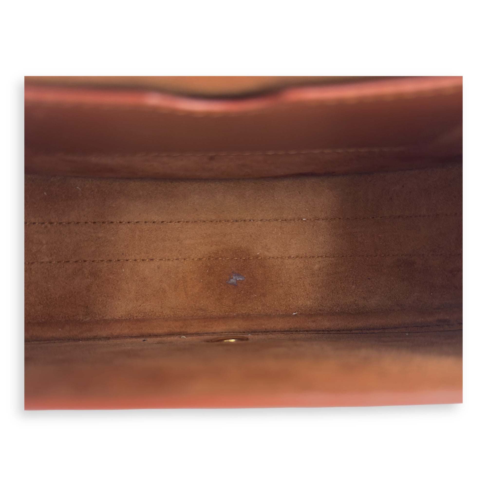 Bobby Shoulder Bag Brown in Calfskin, Gold hardware - Image 9