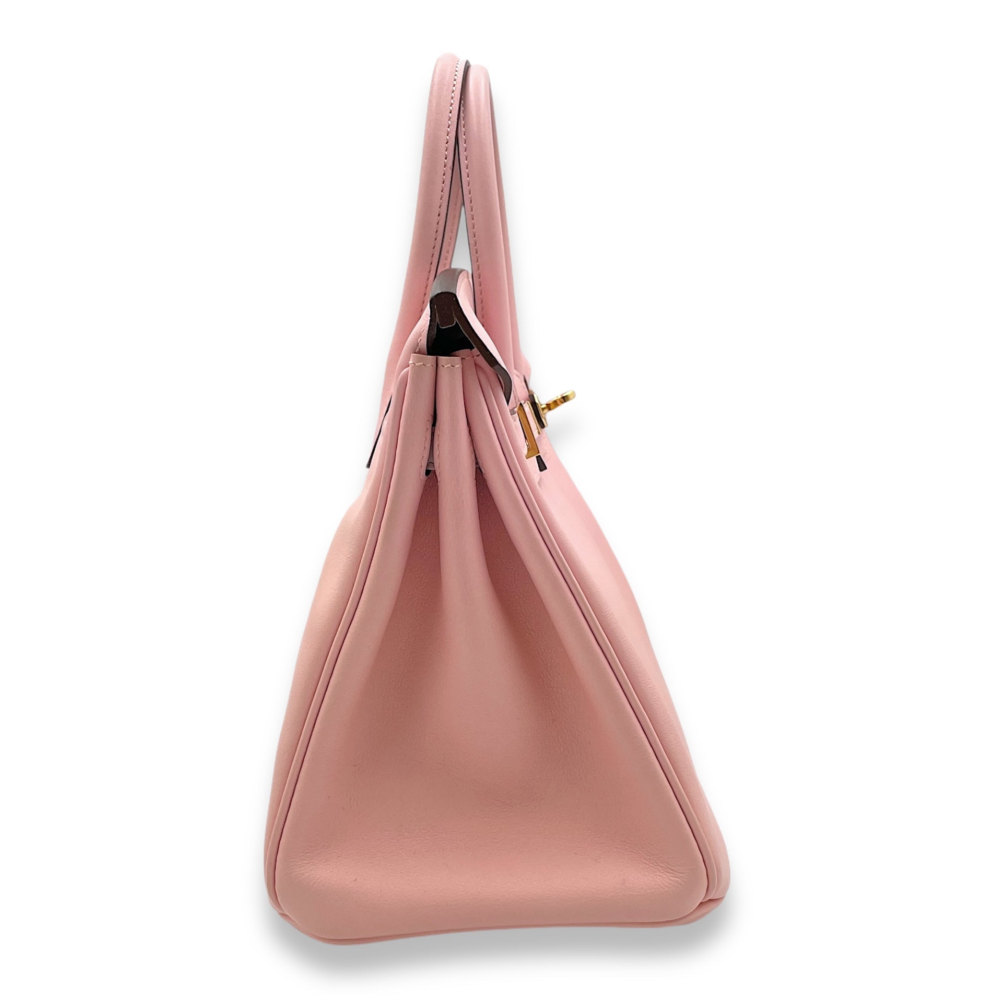 Birkin 25 Rose Sakura in Swift, Gold hardware - Image 5