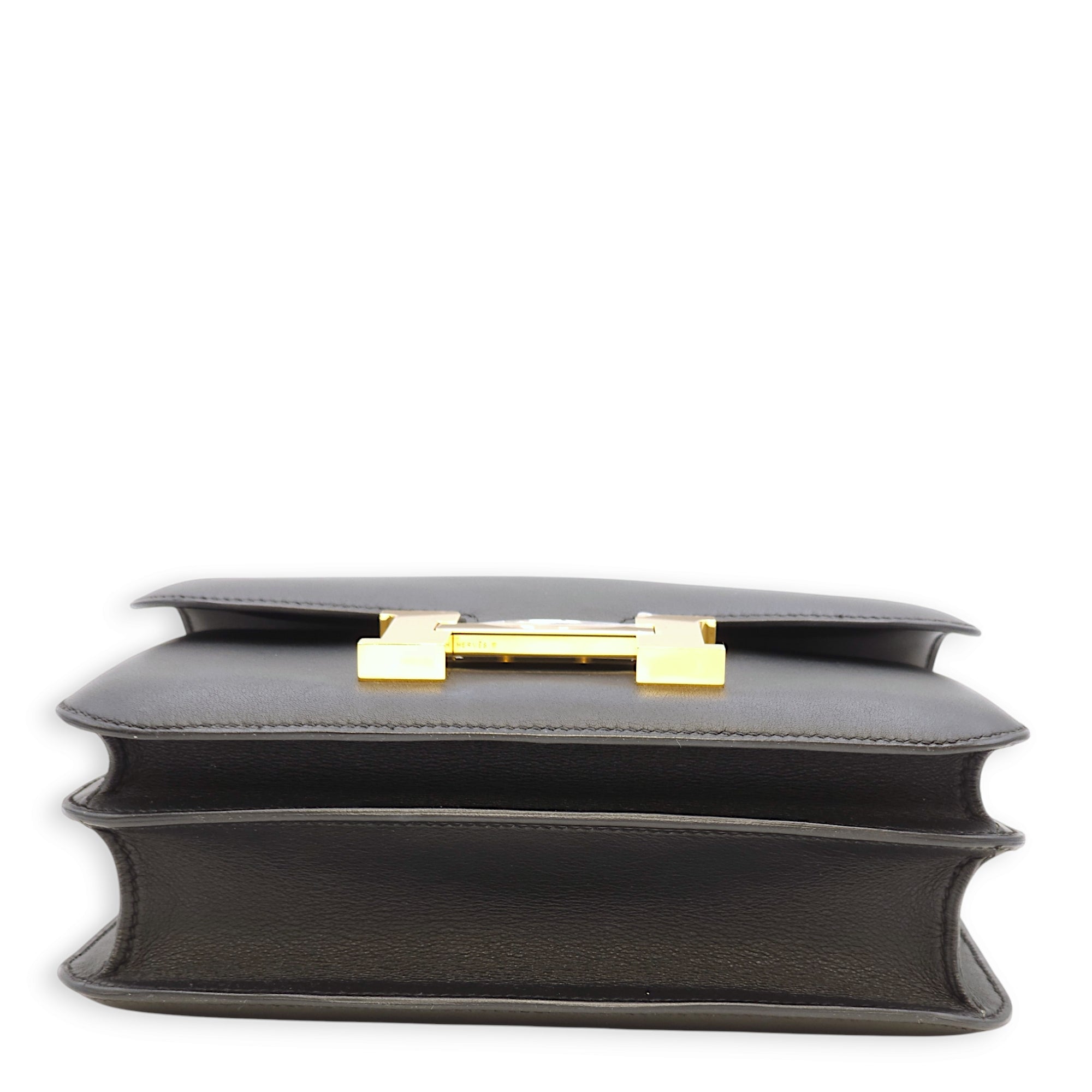 Constance 24 Black in Swift, Gold hardware - Image 8