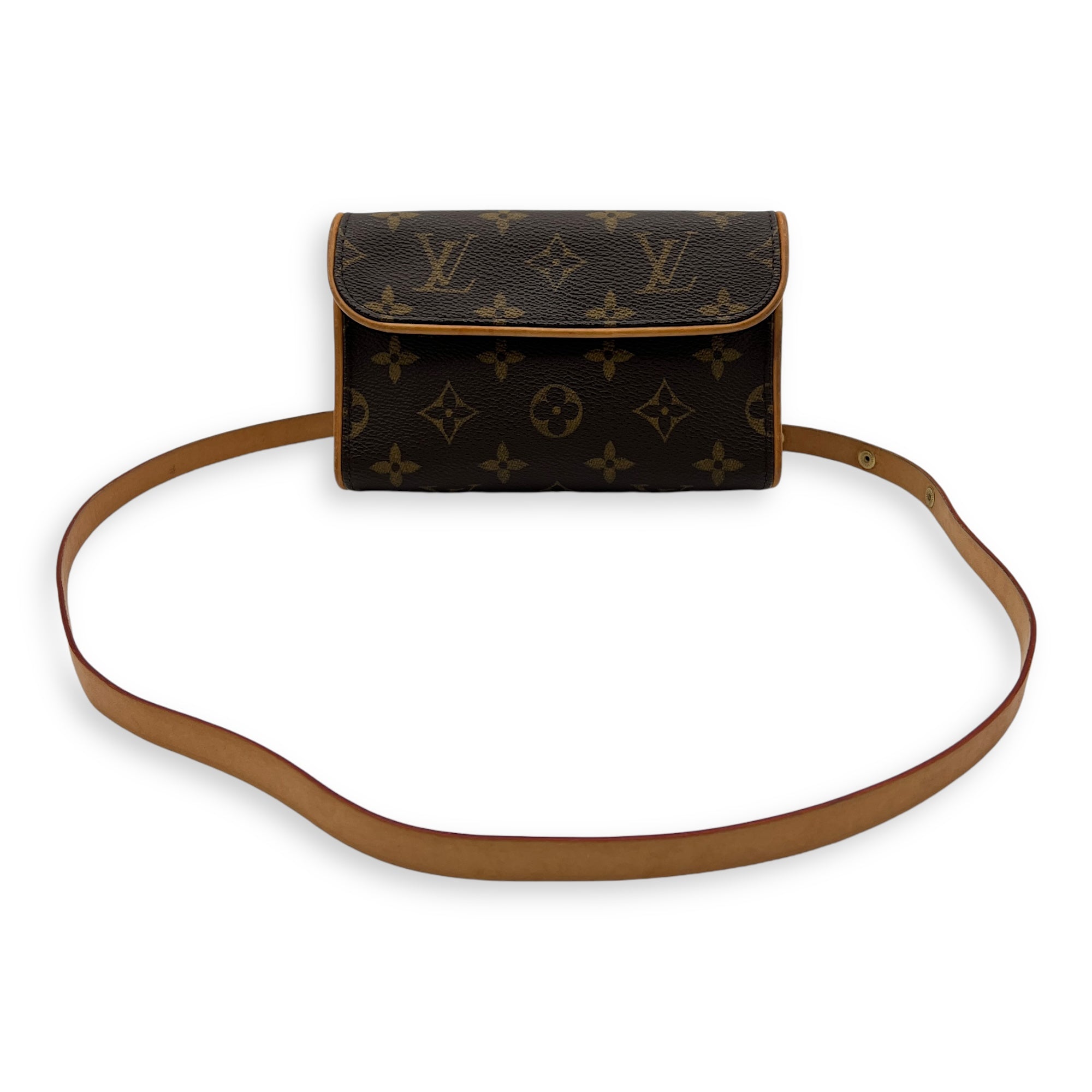 Florentine Belt Bag Brown in Monogram Coated Canvas, Gold hardware - Image 13