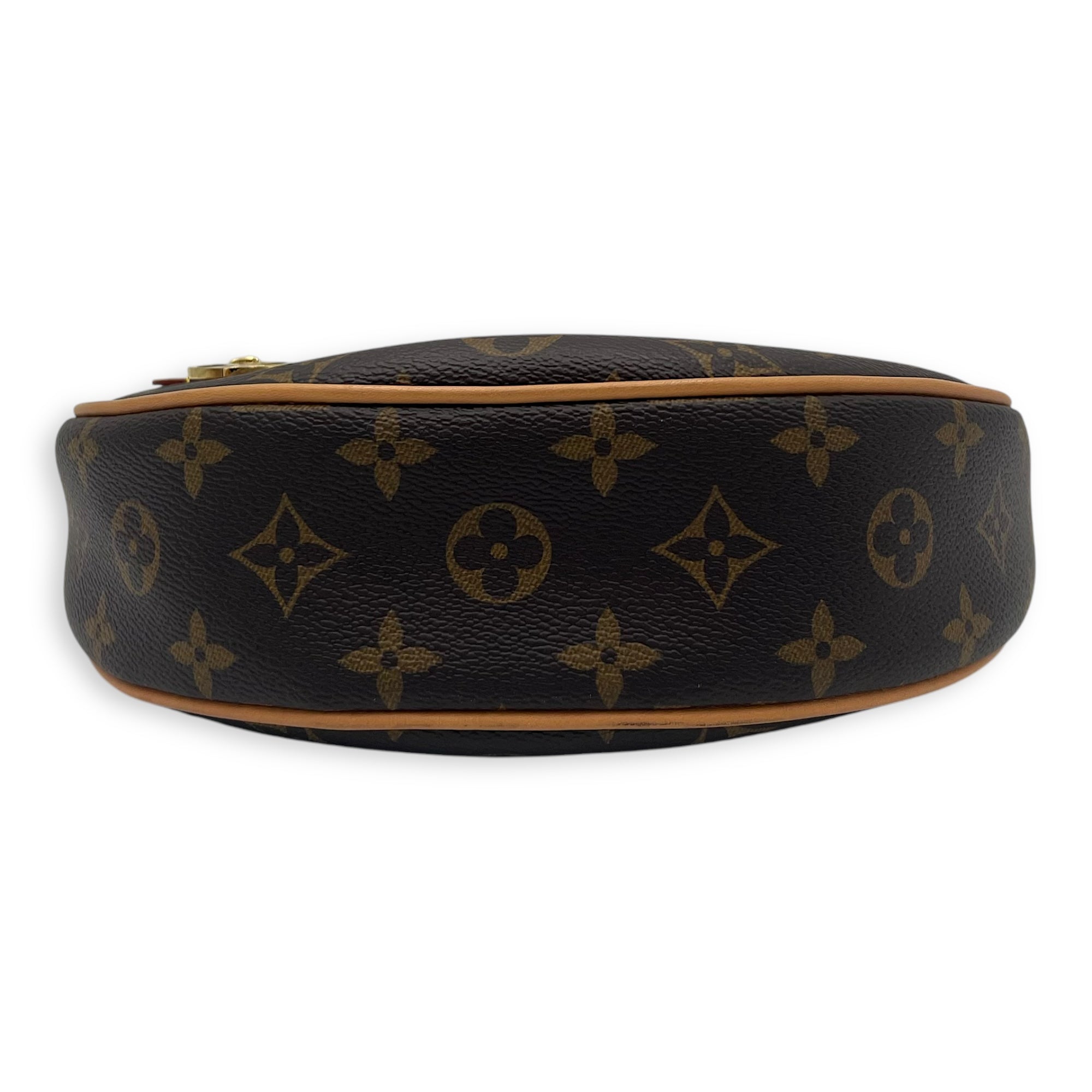 Loop Shoulder Bag Brown in Monogram Coated Canvas, Gold hardware - Image 6