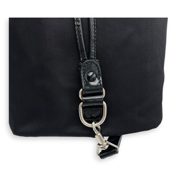 Bamboo Top Handle Bag Black in Calfskin, Gold hardware - Image 10