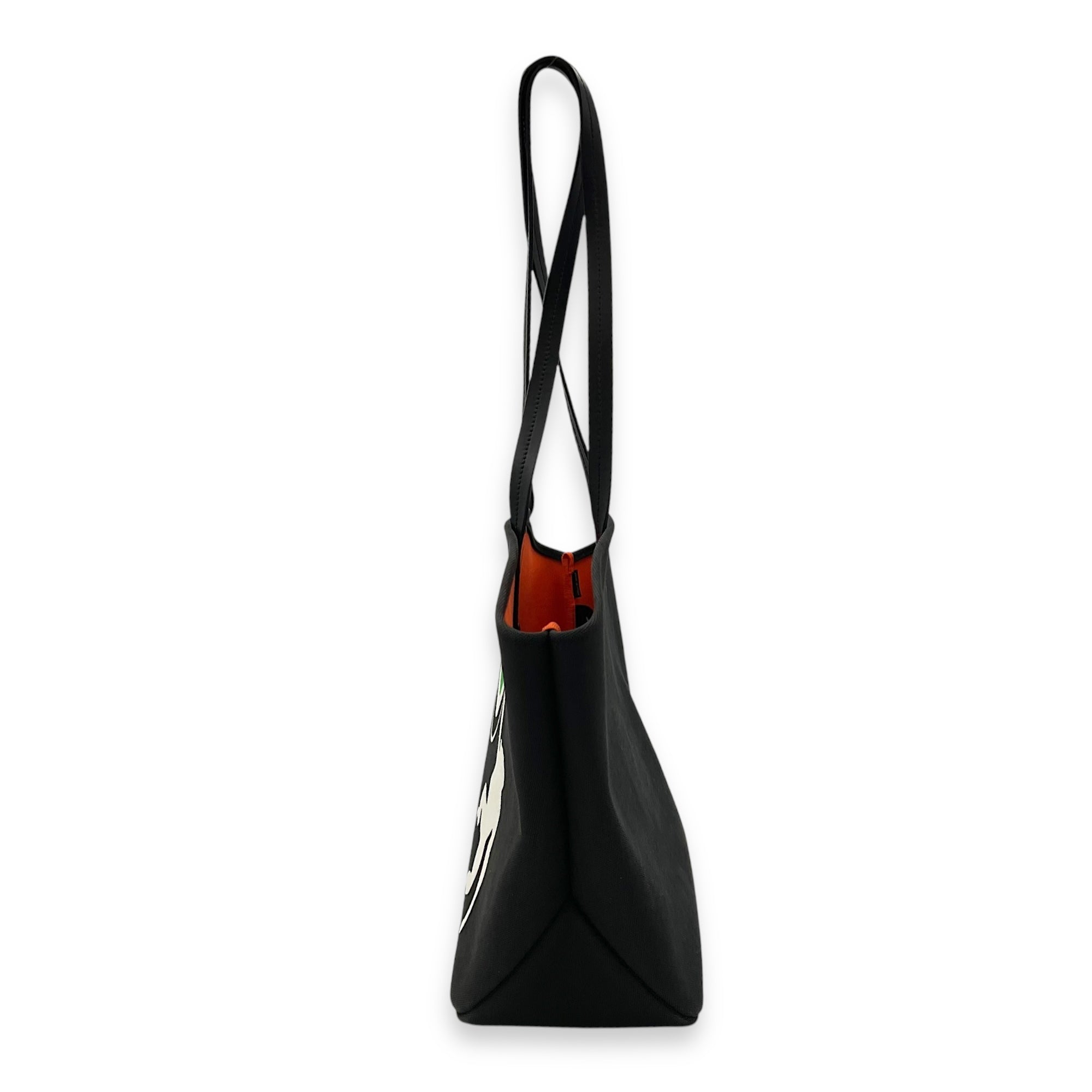 Canapa Tote Bag Black in Canvas - Image 5