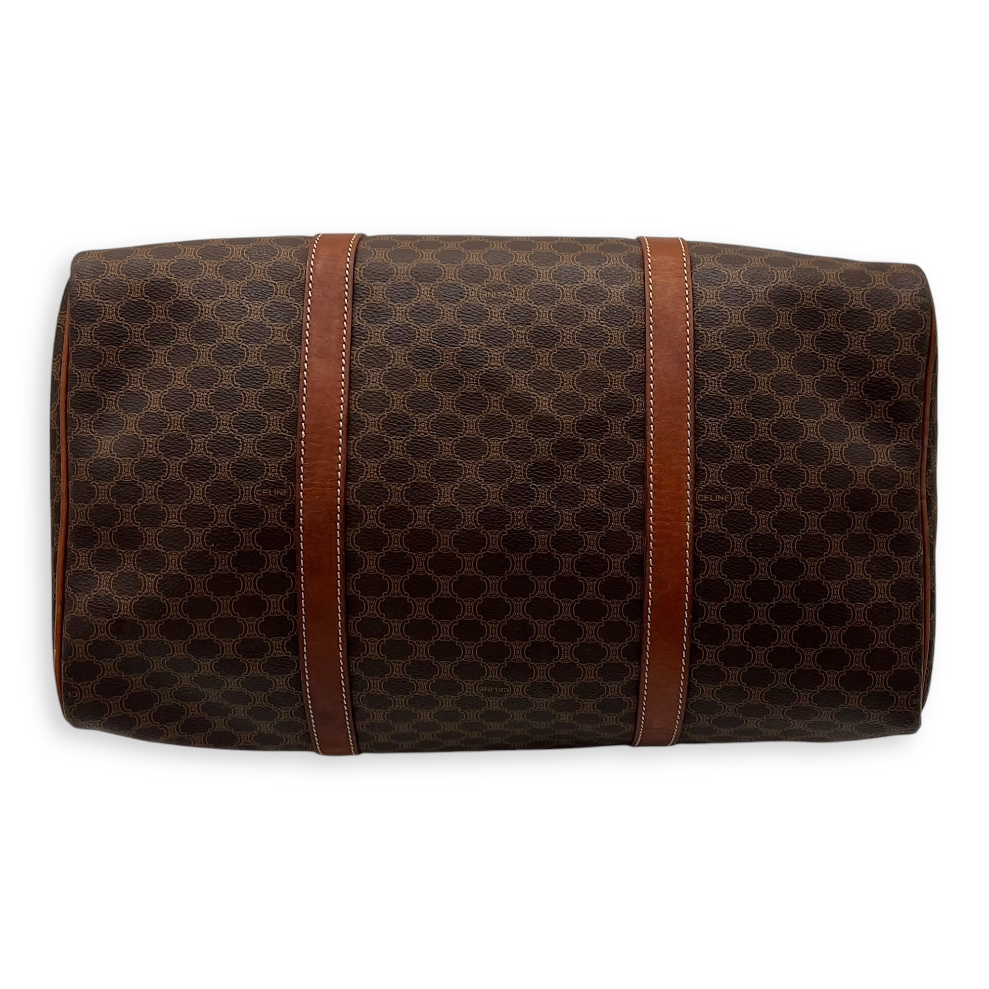 Macadam Top Handle Bag Brown in Coated Canvas, Gold hardware - Image 6