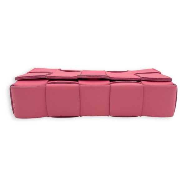 Cassette Pink Crossbody Bag in Lambskin - Image 4