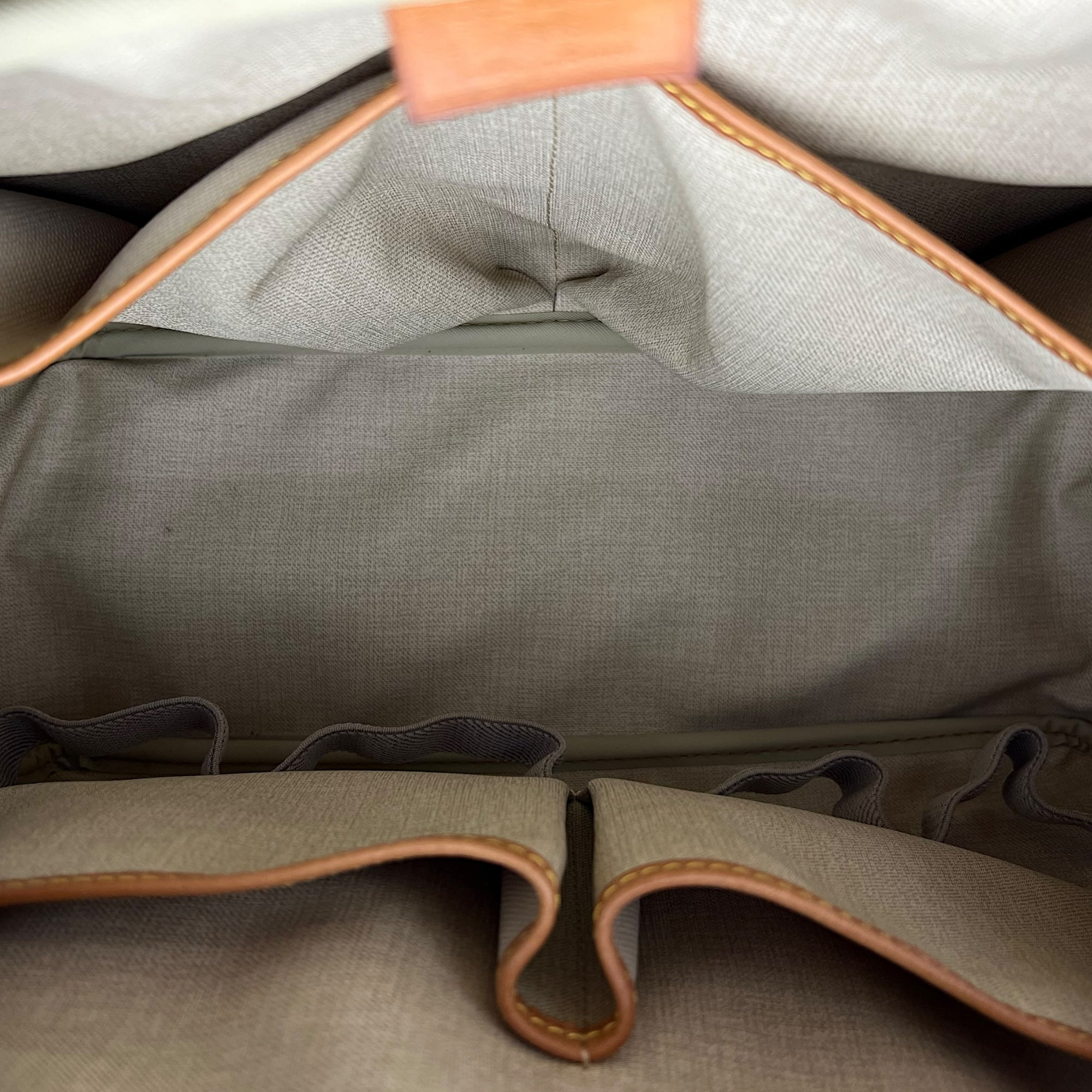 Trouville Top Handle Bag Brown in Monogram Coated Canvas, Gold hardware - Image 7