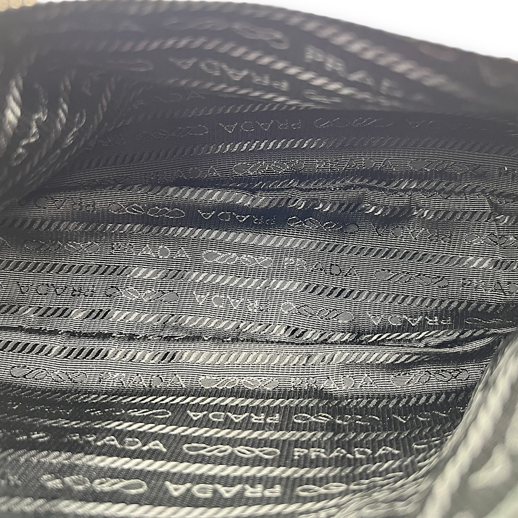 Re-Edition 2005 Crossbody Bag Black in Re-Nylon, Silver hardware - Image 7