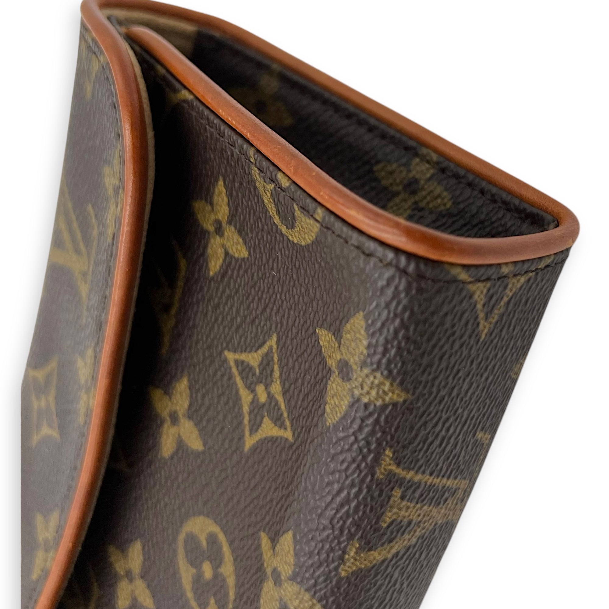 Florentine Belt Bag Brown in Monogram Coated Canvas, Gold hardware - Image 8