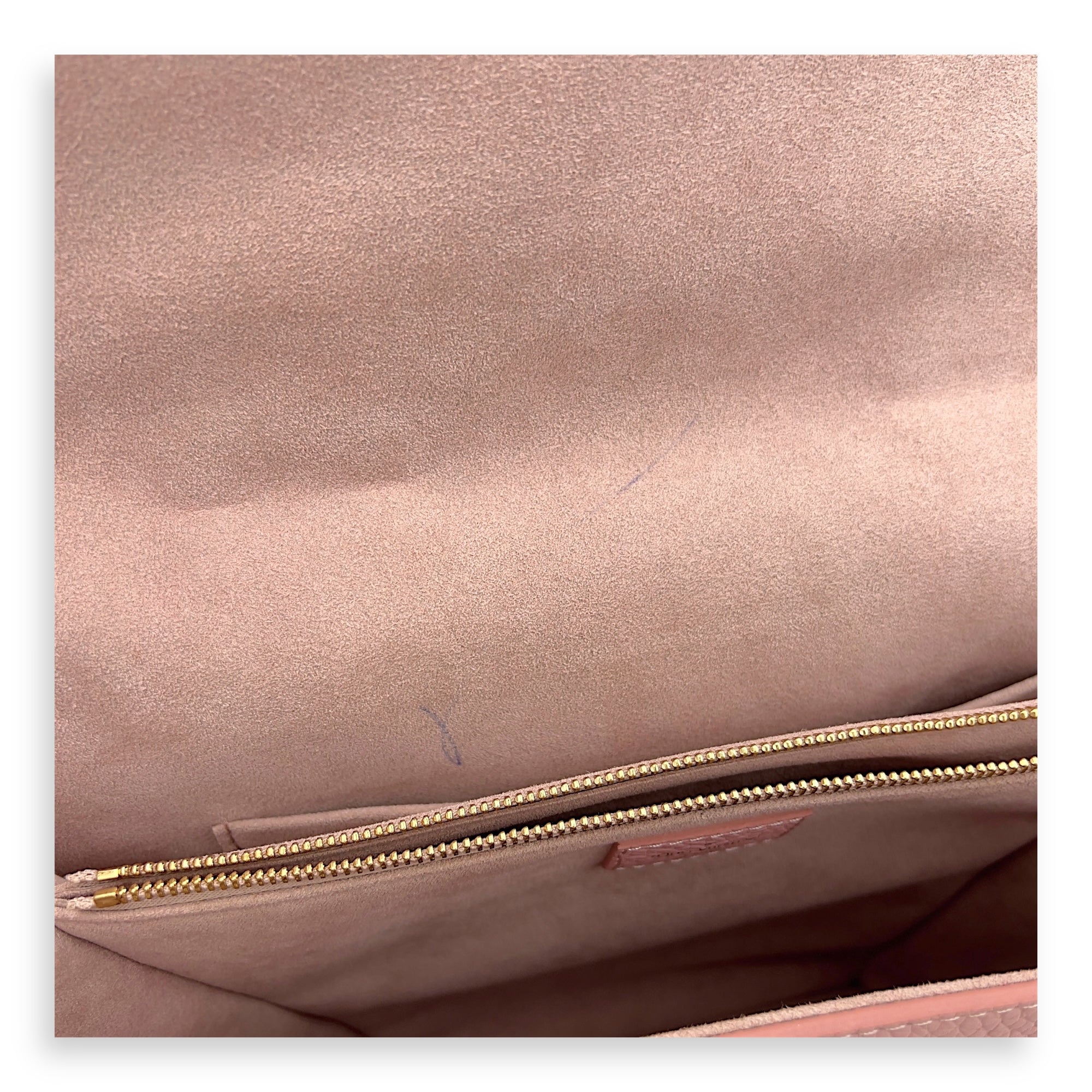 Volta Top Handle Bag Pink in Calfskin, Gold hardware - Image 8