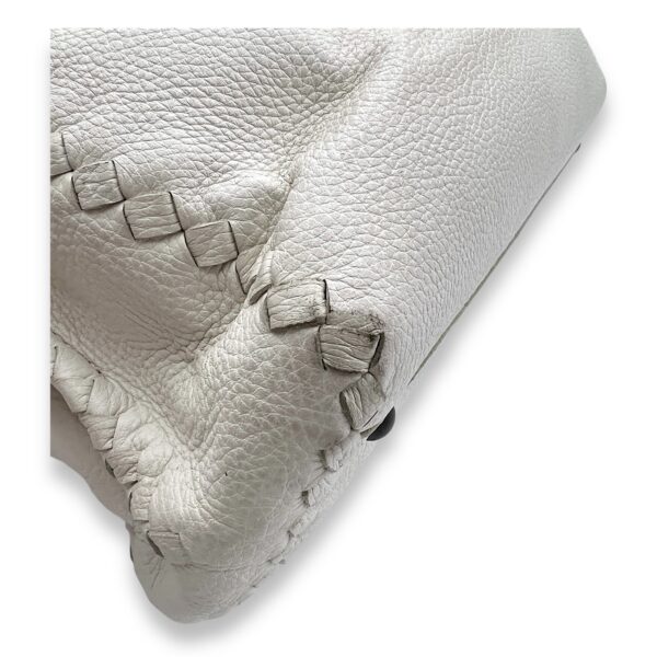 Intreciatto Top handle bag in Intrecciato leather, Ruthenium Hardware - Image 11