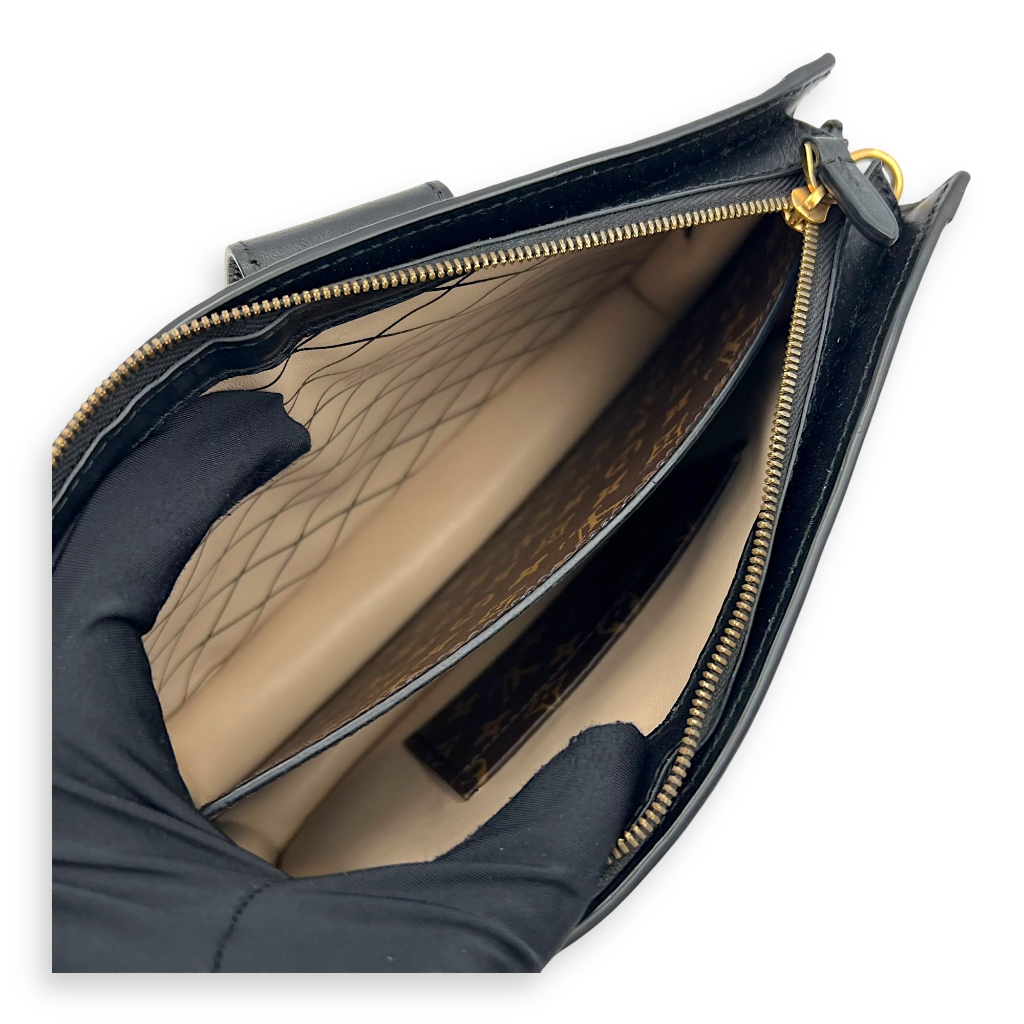 Trunk Trunk Clutch 2 Way Brown in Monogram Coated Canvas, Gold hardware - Image 10