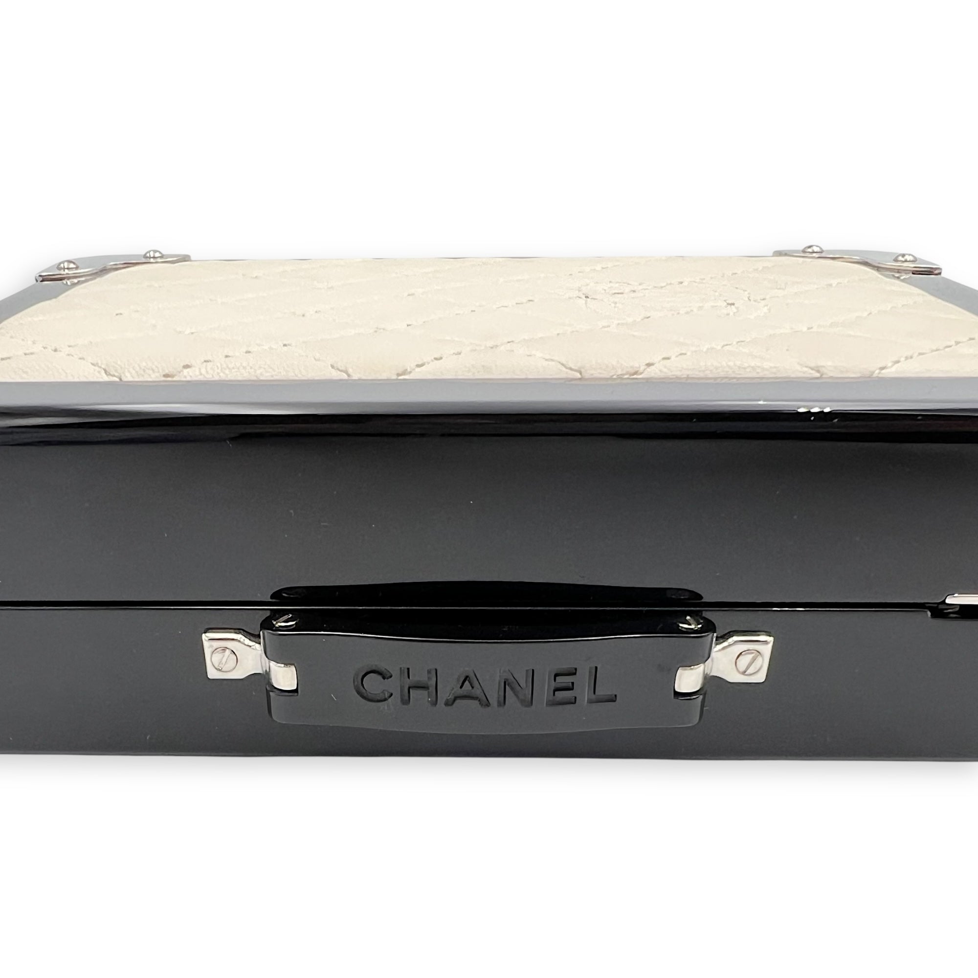 Minaudiere Trolley Clutch White in Others, Silver hardware - Image 11