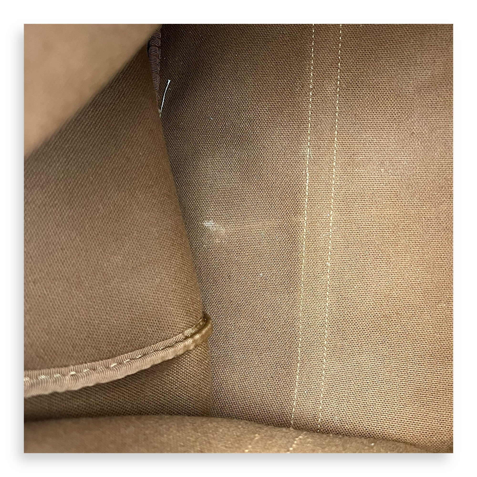 Macadam Top Handle Bag Brown in Coated Canvas, Gold hardware - Image 8