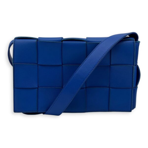 Cassette Shoulder Bag Blue in Lambskin - Image 12