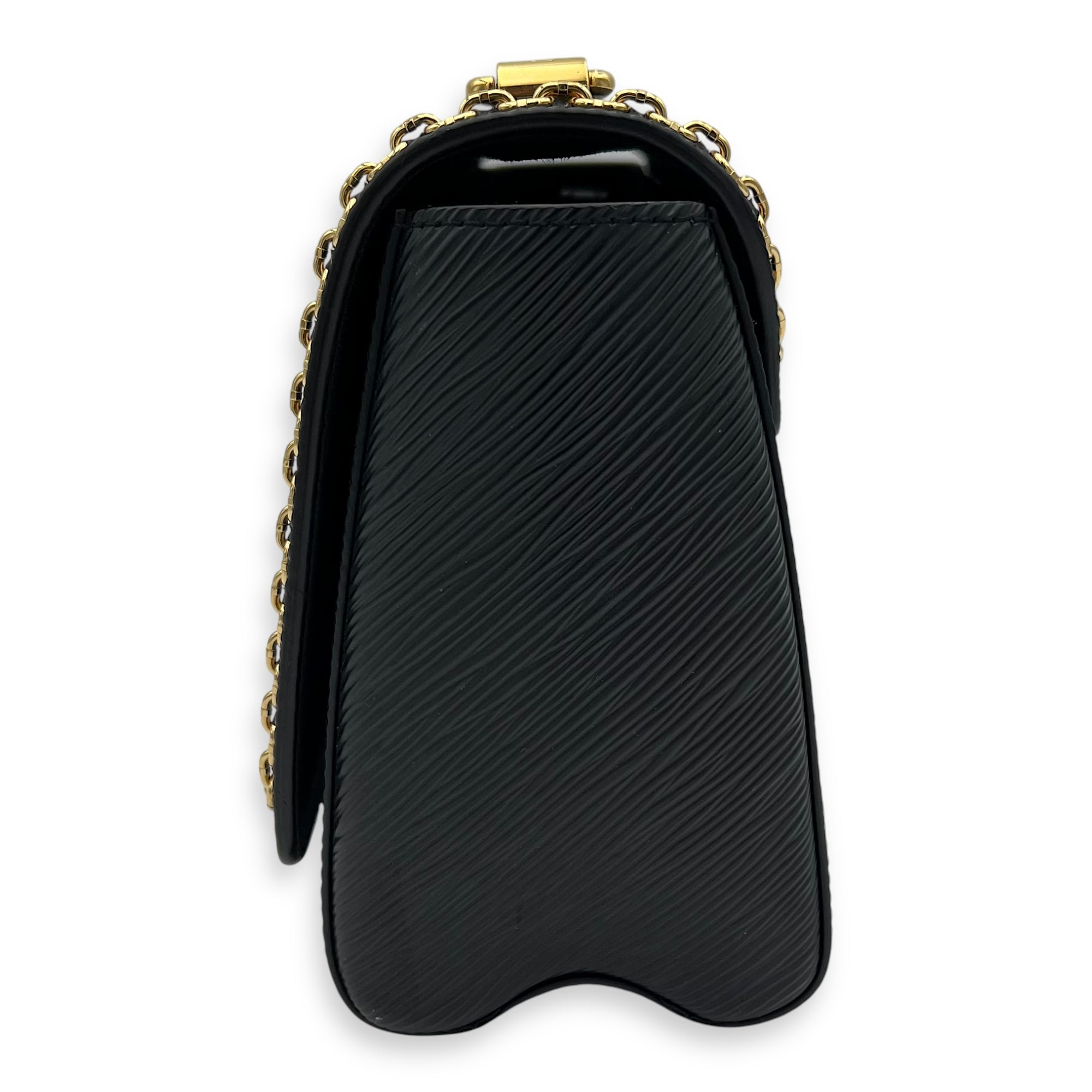 Twist Crossbody Bag MM Black in Epi Leather, Gold hardware - Image 5