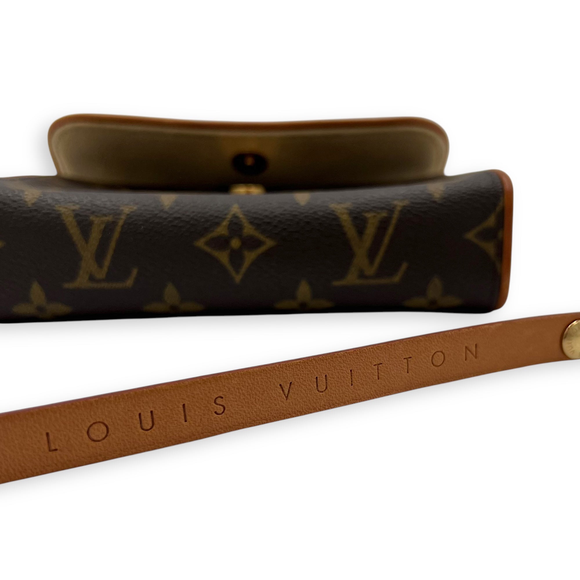 Florentine Belt Bag Brown in Monogram Coated Canvas, Gold hardware - Image 16
