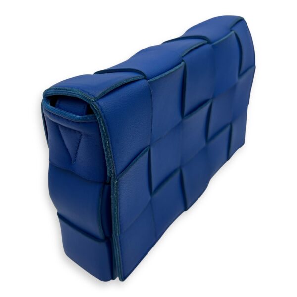 Cassette Shoulder Bag Blue in Lambskin - Image 8