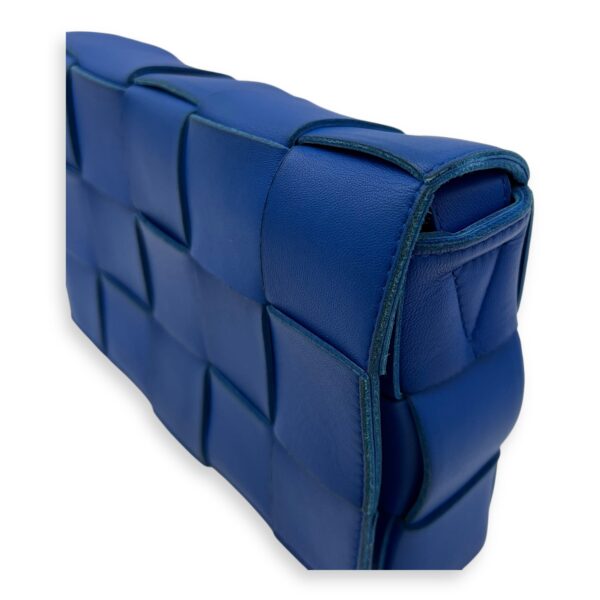 Cassette Shoulder Bag Blue in Lambskin - Image 11