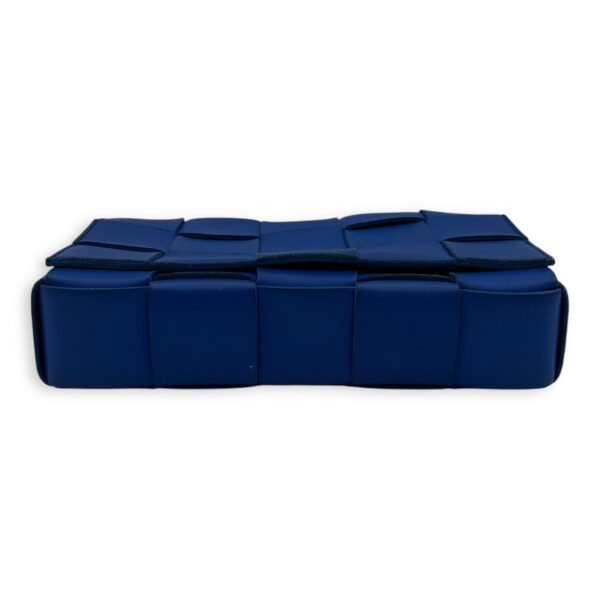 Cassette Shoulder Bag Blue in Lambskin - Image 6
