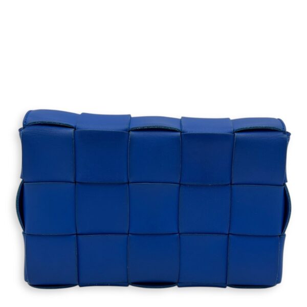 Cassette Shoulder Bag Blue in Lambskin - Image 3