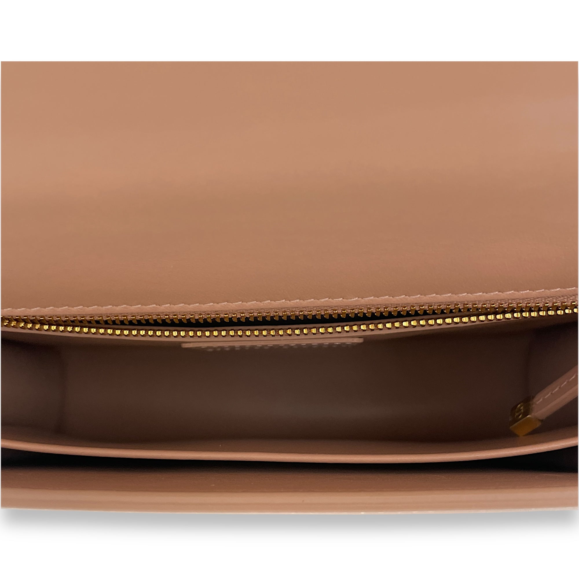 30 Montaigne Medium Pink Crossbody Bag in Calfskin, Gold hardware - Image 12