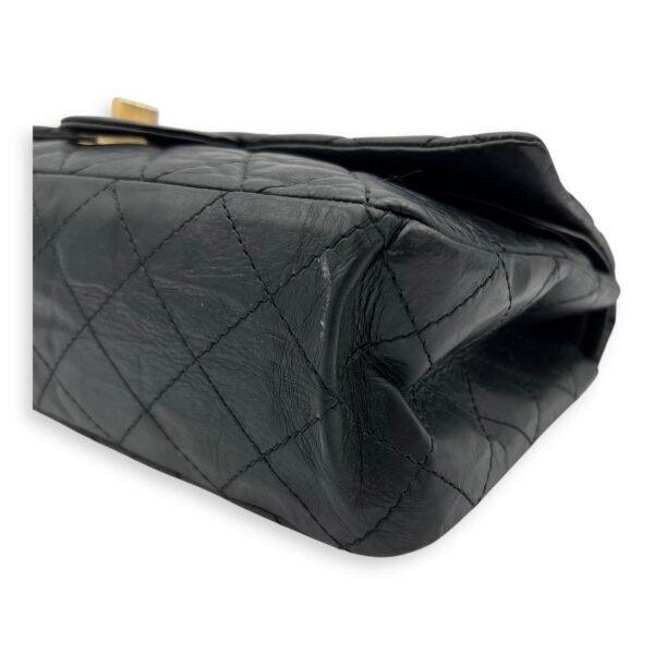2.55 227 Black Shoulder Bag in Calfskin, Gold hardware - Image 11