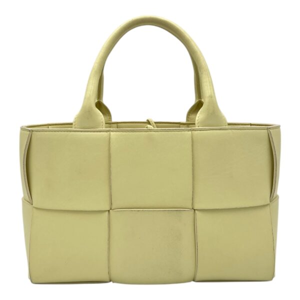Arco Yellow Tote Bag in Lambskin - Image 3