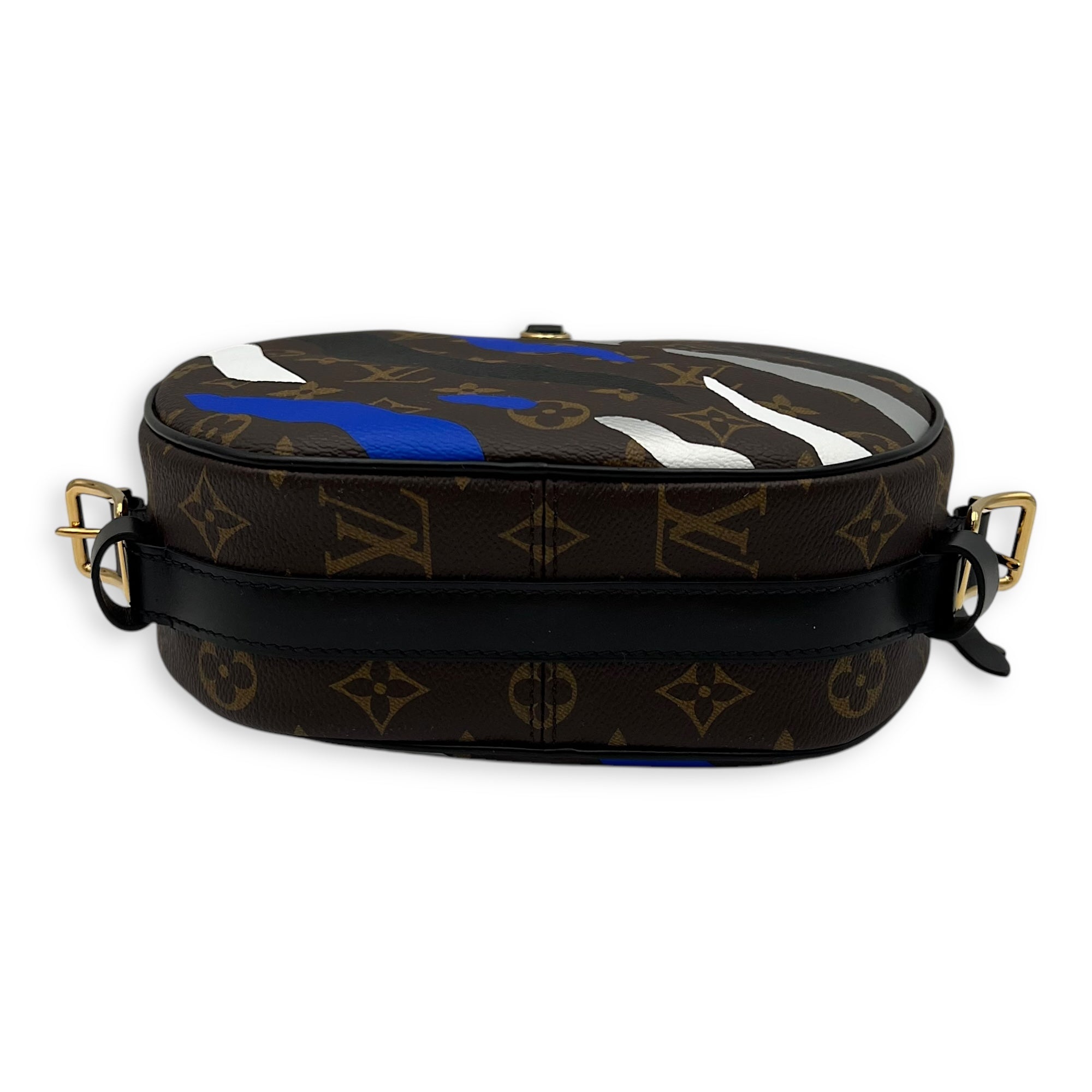 X LOL Boite Chapeau Souple MM Brown Crossbody Bag in Monogram Coated Canvas, Gold hardware - Image 6