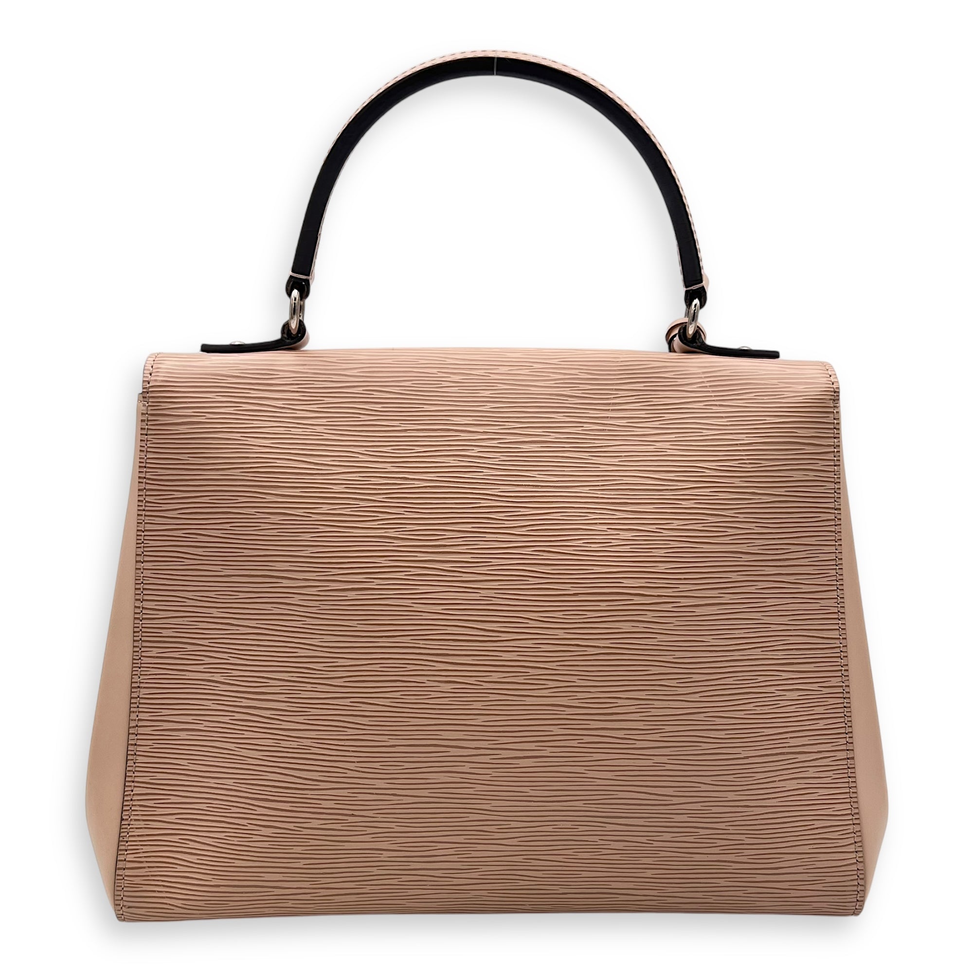 Cluny MM Top handle bag in Epi leather, Silver Hardware - Image 3