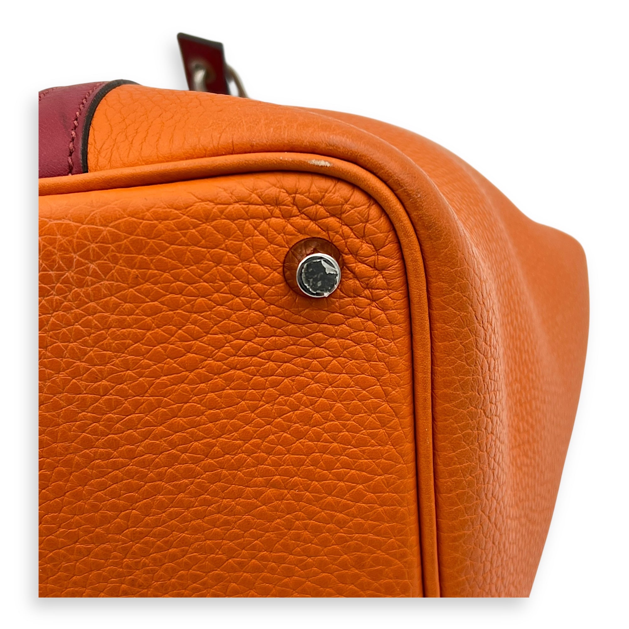 Picotin Orange in Clemence, Palladium hardware - Image 8