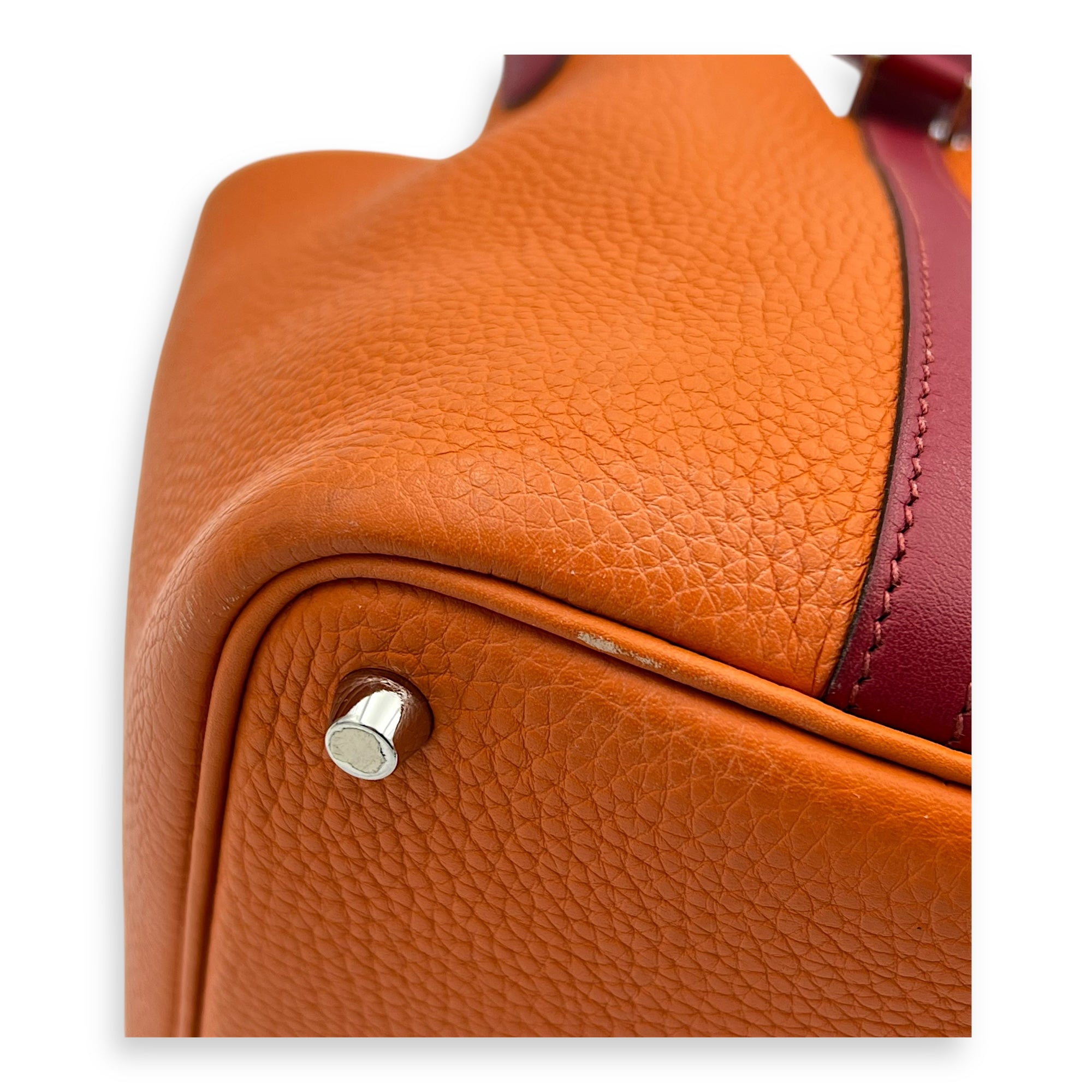Picotin Orange in Clemence, Palladium hardware - Image 10