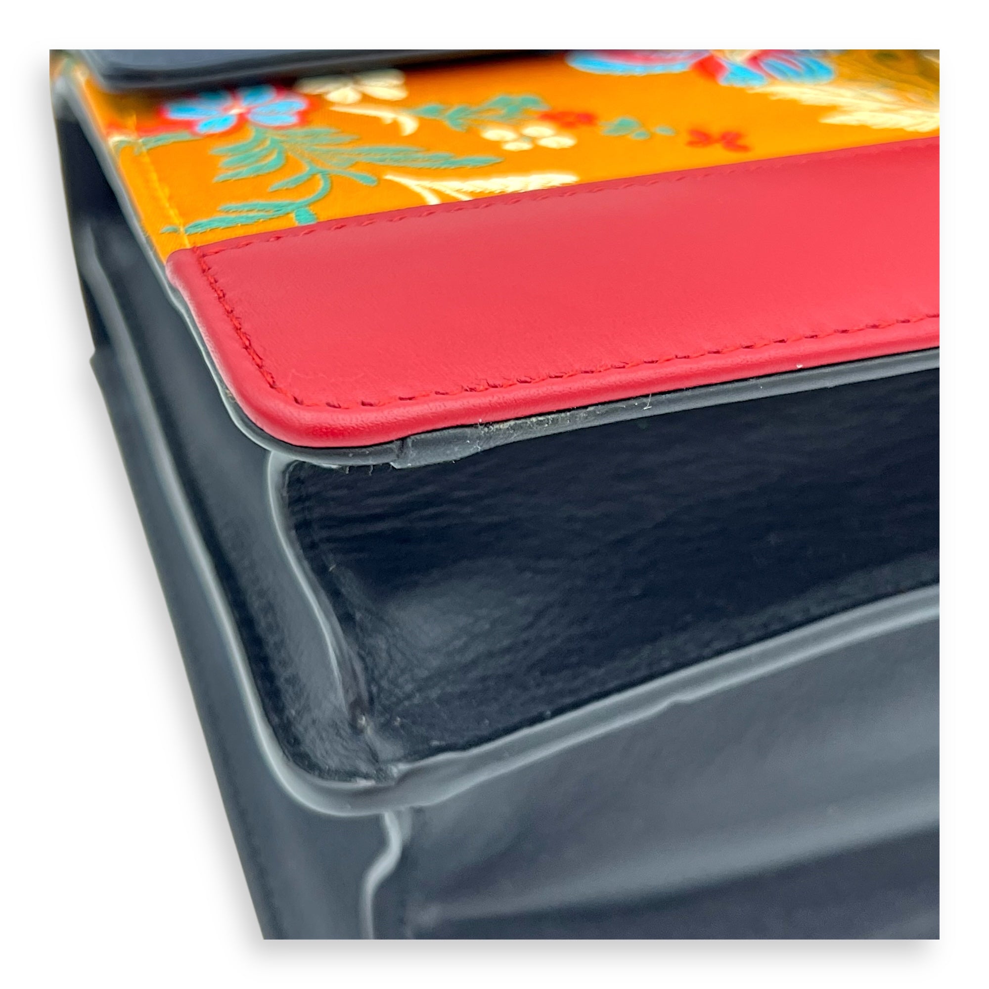 Dionysus Top Handle Bag Multi-colour in Calfskin, Gold hardware - Image 7