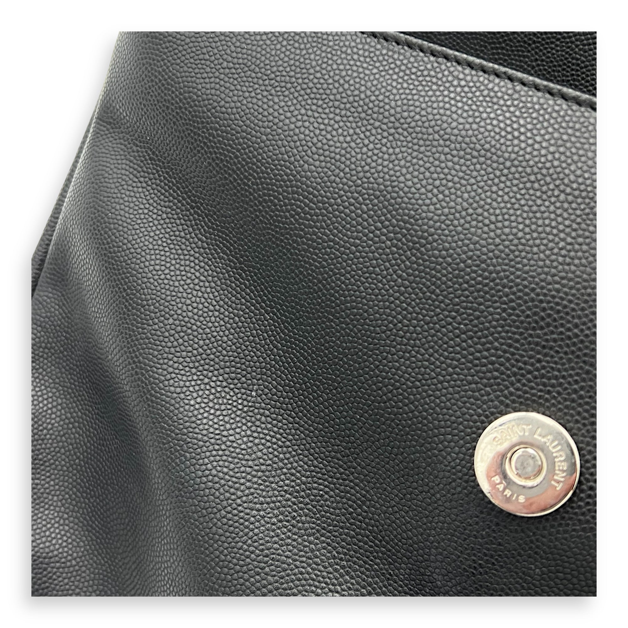 West Hollywood Shoulder Bag Black in Calfskin, Silver hardware - Image 14