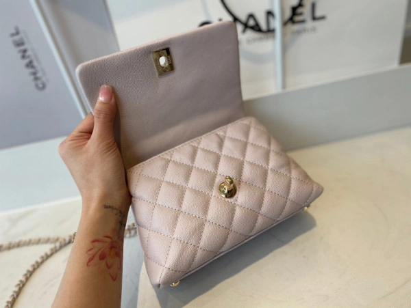 ModernLook CHANEL MINI FLAP BAG WITH TOP HANDLE 1029 - Image 9