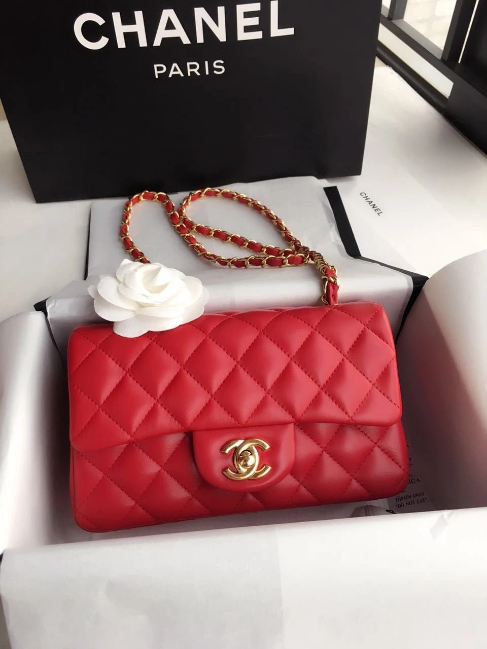 Popular CHANEL FLAP BAG 744 - Image 4