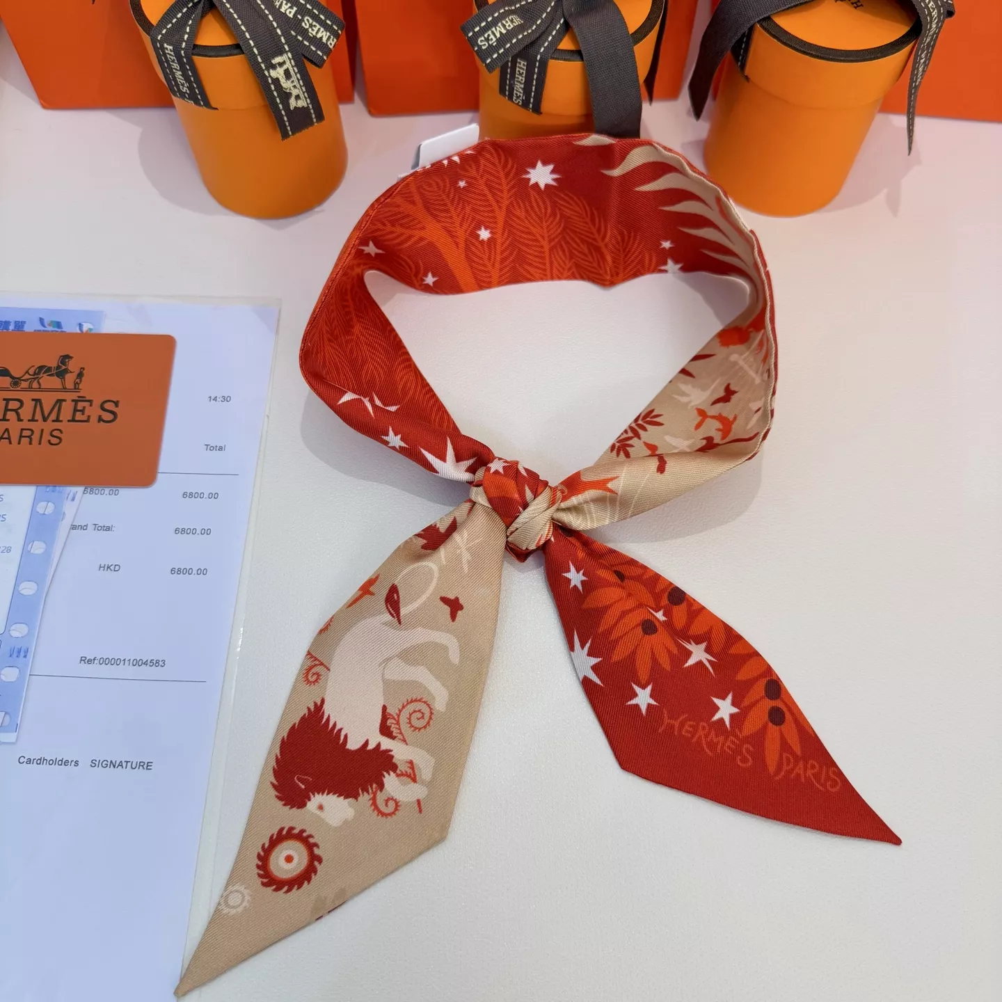 Breathable 3280 Hermes Silk Scarf - Image 3