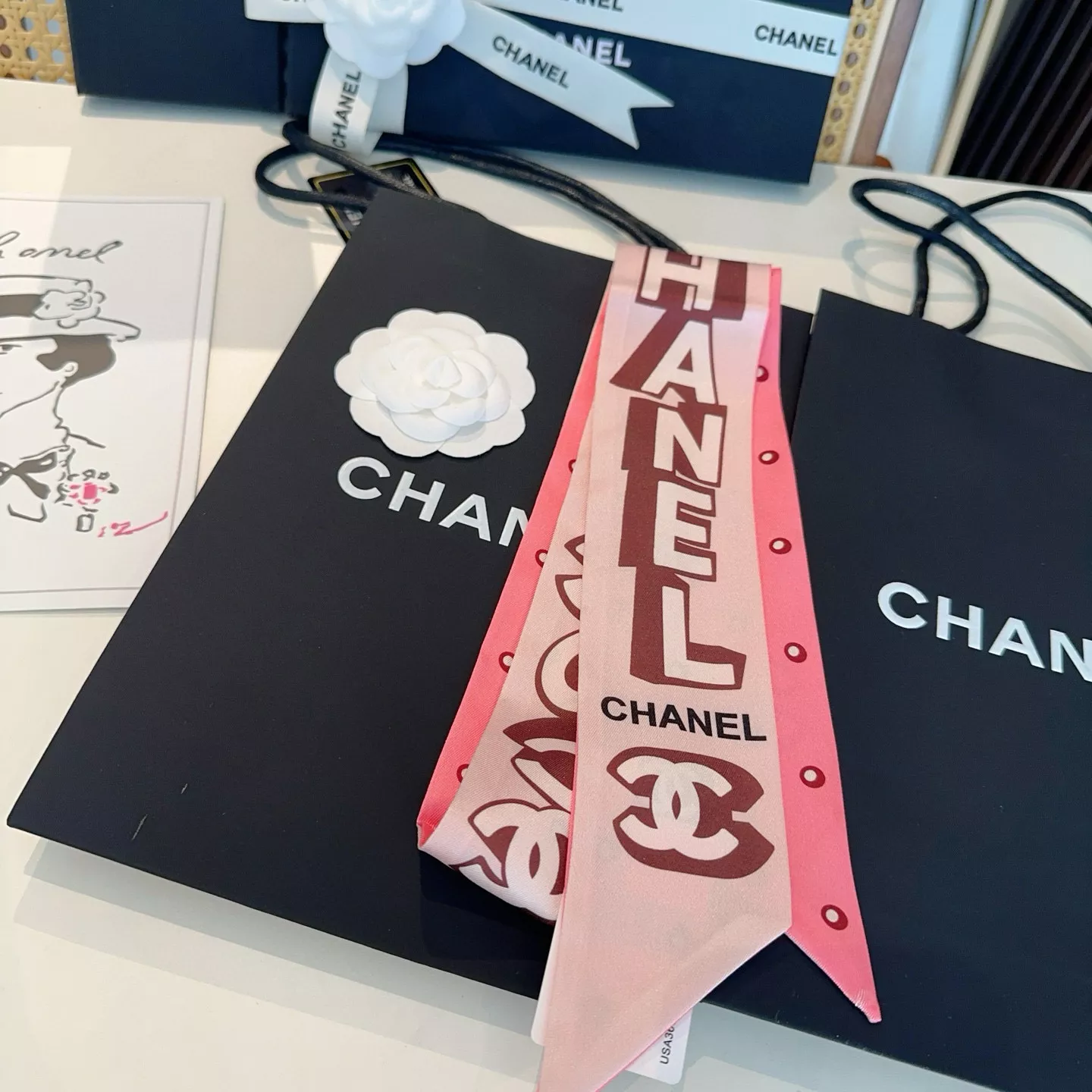 Chanel Silk Scarf Vibrant 913