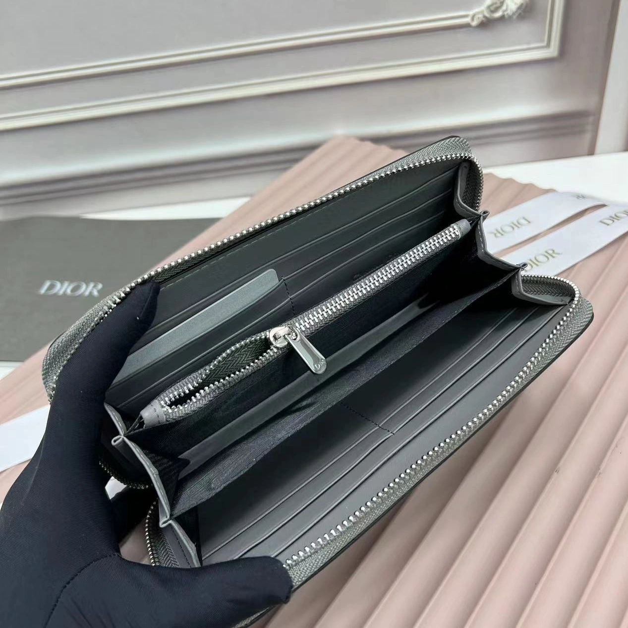 Christian Dior AAA Man Wallets Durable 9750 - Image 5