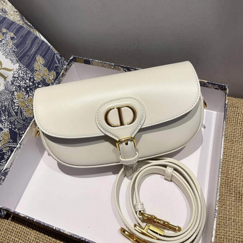 Internal Christian Dior Bobby East-West Bag M9327 in White Box Calfskin - Image 3