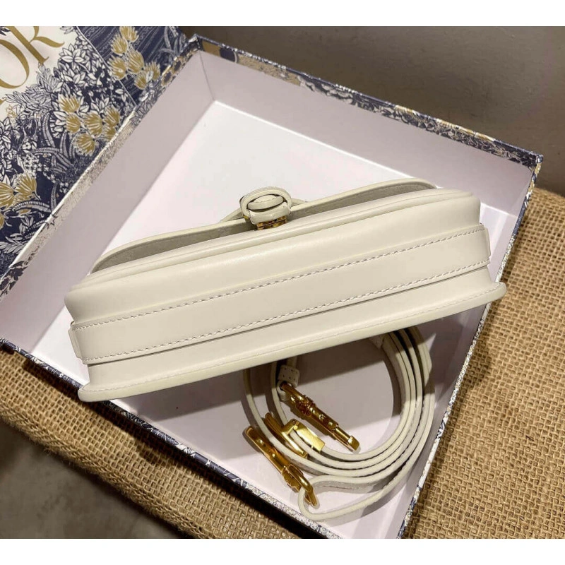Internal Christian Dior Bobby East-West Bag M9327 in White Box Calfskin - Image 6