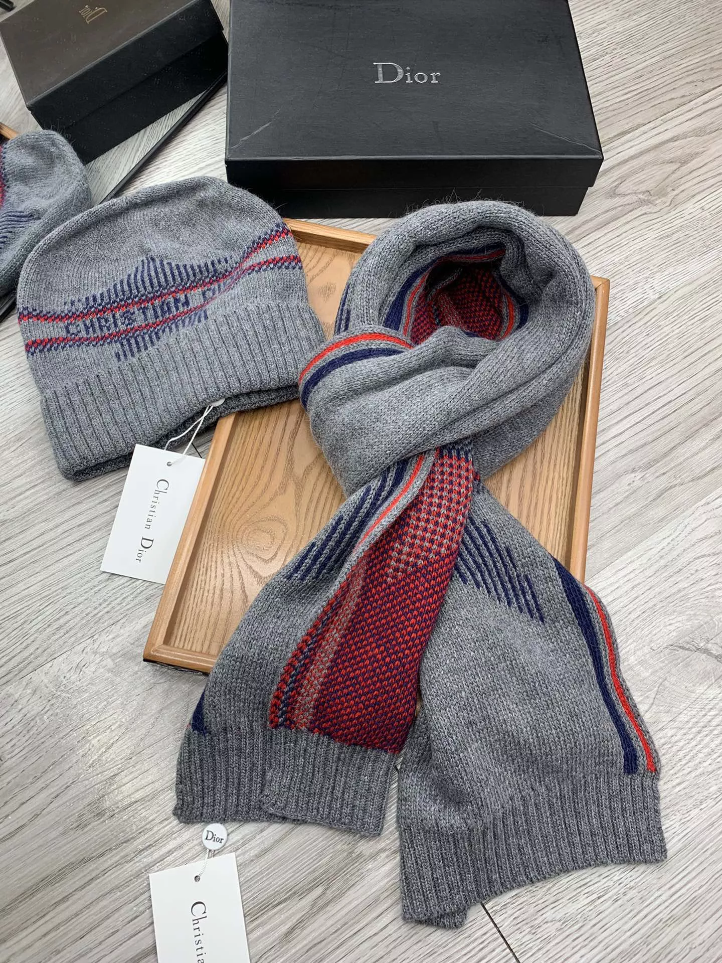 Christian Dior Hat and Scarf Set Affordable 637 - Image 6