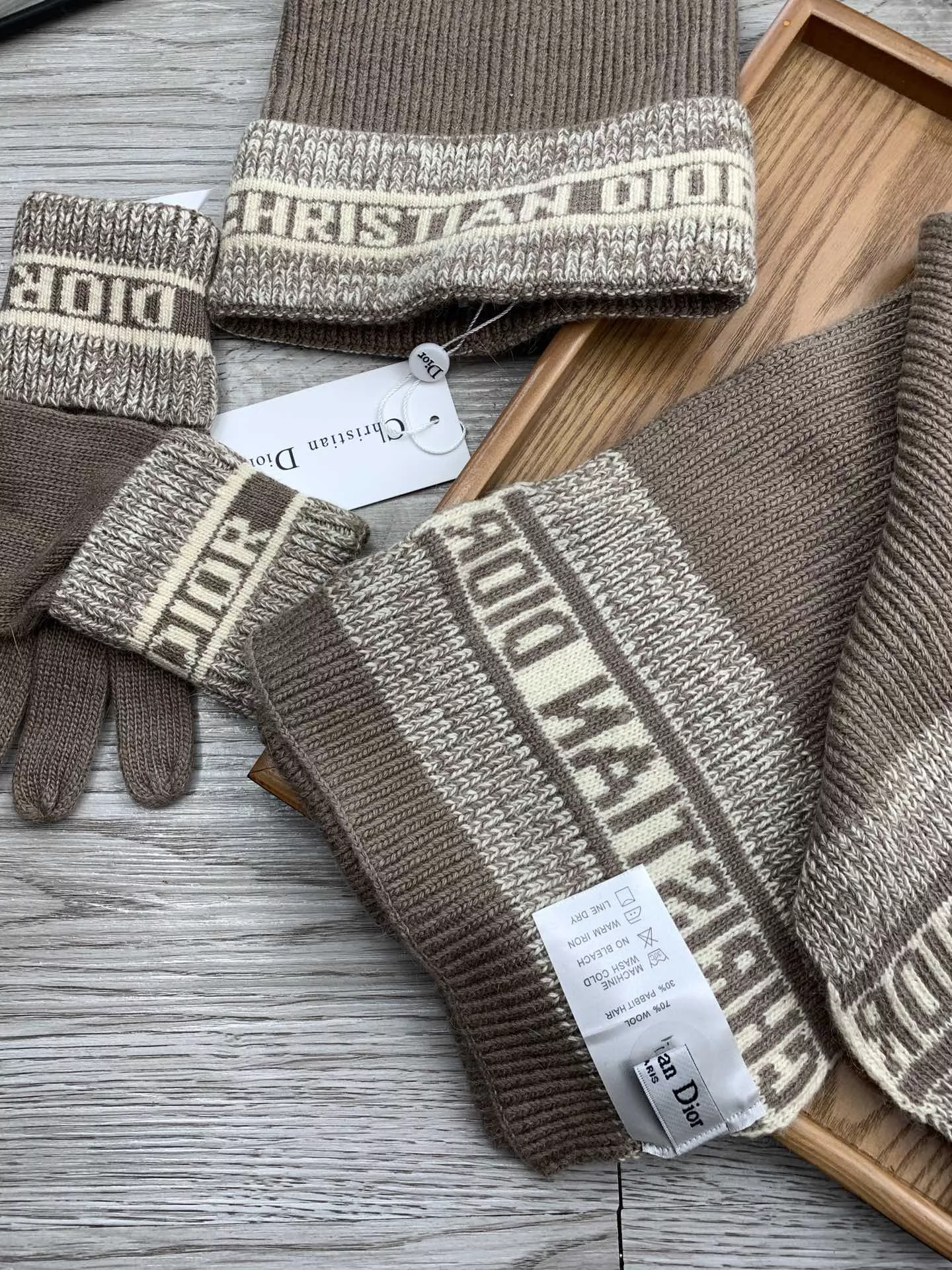 Christian Dior Hat and Scarf Set Durable 1153 - Image 3